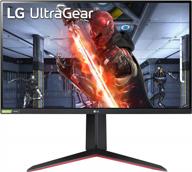 lg 27gn650-b ultragear 27" adjustable 144hz monitor with height adjustment, pivot capability & anti-glare coating - hdmi included logo