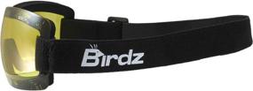 img 1 attached to Birdz Wren Sports Goggles with Yellow Lens for Skydiving, Snowboarding, and Motorcycle Riding