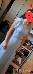 img 5 attached to Women'S Lace Bridesmaid Dresses For Formal Weddings & Proms