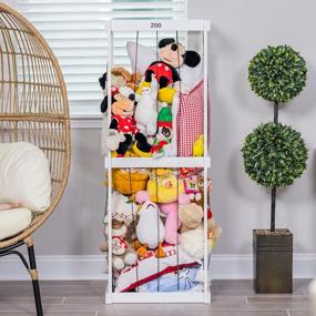 img 4 attached to Organize Your Child'S Toys With RELODECOR Stuffed Animal Zoo Storage - A Fun & Stylish Toy Holder