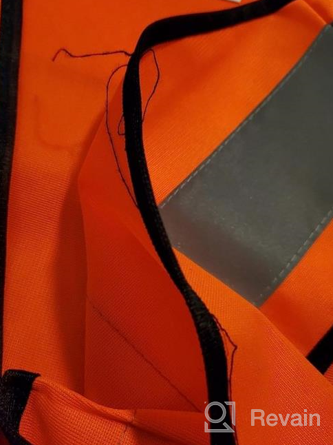 img 1 attached to High Visibility Safety Vest For Men - 12 Color Reflective, XS-8XL Sizes - AYKRM. review by David Cash