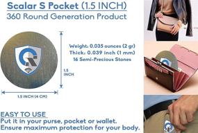 img 3 attached to 🏆 2Pack: EMF Protection Tesla Technology EMF Protector with Geopathic Stress Zone Protection. GOLD International AWARD as Radiation Shield, EMF Blocker. Compact 1.5 INCH SPocket Size.