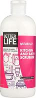 16 oz squirt bottle of naturally powerful kitchen and bath scrubber – ideal for grime-busting logo