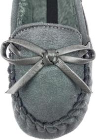 img 1 attached to Optimized for SEO: Boys' Shoes and Slippers - Blueberry Lining Moccasin Slippers Moc 07K