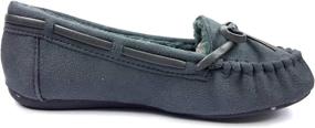 img 2 attached to Optimized for SEO: Boys' Shoes and Slippers - Blueberry Lining Moccasin Slippers Moc 07K