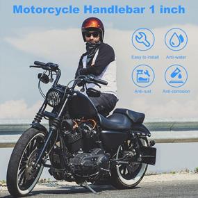 img 3 attached to OXMART Motorcycle Handlebar 26Mm/1" Drag Z Bars Compatible With Yamaha Suzuki Kawasaki Harley Ducati Street Bike, Naked Bike, Dirt Bike, Chopper (Black)