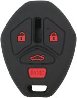 🔐 premium silicone key fob remote skin cover case protector for mitsubishi eclipse, endeavor, galant, lancer, outlander (2006-2013): ensuring optimum keyless protection! логотип