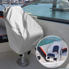 img 1 attached to Premium Captain Bucket Seat For Sports Boats With Flip Up Design By NORTHCAPTAIN