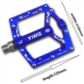img 2 attached to ZUKKA Mountain Bike Pedals - High Performance 9/16" Bicycle Pedals For Enhanced Riding Experience
