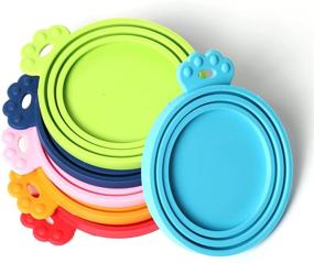 img 4 attached to 🐾 Yvnicll Pet Food Can Lids: Universal Silicone Covers for Standard Dog and Cat Can Tops (6 Pack)