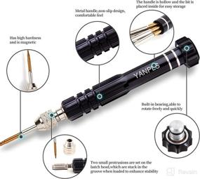 img 2 attached to 🔧 YANPLS Small Watch Eyeglass Screwdriver Set: Precision Repair Kit for Electronics, Sunglasses & Jewelry