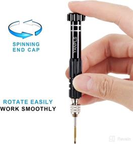 img 3 attached to 🔧 YANPLS Small Watch Eyeglass Screwdriver Set: Precision Repair Kit for Electronics, Sunglasses & Jewelry