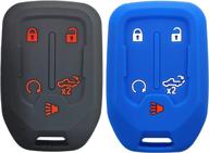 2x coolbestda silicone 5buttons key fob cover keyless accessroy protector pouch for 2021 2020 2019 chevy chevrolet silverado 1500 2500hd 3500hd gmc sierra 1500 2500hd 3500hd hyq1ea логотип