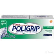 💼 convenient super poligrip travel packs - 75 ounce size - portable denture adhesive solution логотип