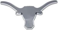 texas metal auto university emblem longhorns (chrome) логотип