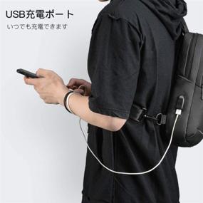 img 1 attached to Waterproof Backpack Crossbody Shoulder Charging