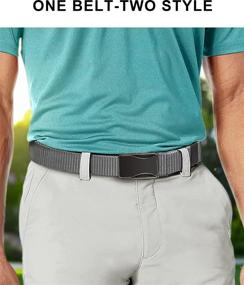 img 1 attached to 👔 Sports Casual Men's Belts - Reversible Ratchet Bulliant Accessories