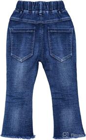 img 1 attached to Peacolate Little & Big Girls Embroidery Super Stretchy Jeans Denim Leggings: Ages 2-10 Years