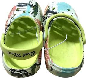 img 1 attached to 🩴 Boys' Non Slip Graffiti Toddler Sandals Slippers at Sandals