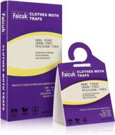 🪲 effective faicuk clothes moth traps with pheromone attractant - closet & carpet (6 pack) логотип