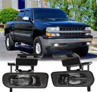 🚗 1999-2006 замена светодиодных противотуманных фар chevy silverado с прозрачным объективом и лампами логотип