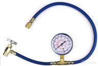 🔄 bacoeng r134a r12 r22 refrigerant economy u-charge hose kit - recharge hose and gauge for r-134a can to r-12/r-22 port logo