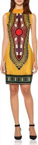 img 4 attached to Bohemian Dashiki Midi Dresses For Women - Traditional African Attire With Vintage Ethnic Tribal Style - SheKiss