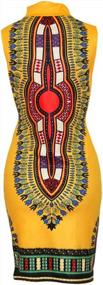 img 3 attached to Bohemian Dashiki Midi Dresses For Women - Traditional African Attire With Vintage Ethnic Tribal Style - SheKiss