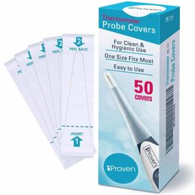 img 4 attached to Keep It Germ-Free With IProven Disposable Probe Covers- 50 Count For Oral And Rectal Thermometers - IProven PC-111