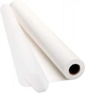 📝 bee paper white sketch and trace roll: premium quality, 24-inch by 50-yards logo