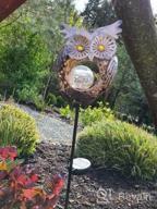 img 1 attached to Illuminate Your Garden In Style With Bronze Solar Fish Stake Lights review by Chad Sornsin