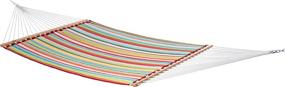 img 4 attached to Vivere Double Quilted Fabric Hammock (450 Lb Capacity) - Ciao