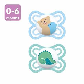 img 3 attached to MAM Perfect Baby Pacifier: Patented Nipple Developed By Dentists & Orthodontists, 0-6 Months (Pack Of 2), Boy