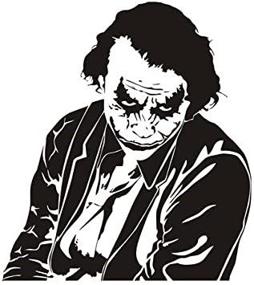 img 1 attached to 🤡 The Joker v2 Decal Sticker - High-quality Peel and Stick Graphic - Versatile Auto, Wall, Laptop, Cell, Truck Sticker for Windows, Cars, and Trucks