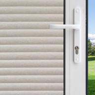 gila® decorative privacy faux shades window film - diy static cling, no glue or adhesive required - size 3ft x 6.5ft (36in x 78in) (19.5 sq ft) - perfect for residential use! logo