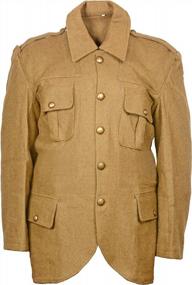 img 4 attached to Reproduction WW1 British Service Dress Scottish Cutway Tunic SD Uniform - Ideal For Reenactments And Collections