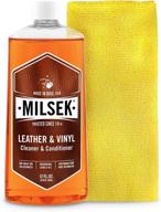 🧼 efficient cleaning and conditioning with milsek vinyl-leather cleaner & microfiber towel combo, 12-ounce, lct-1 логотип