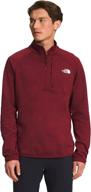 the north face men's canyonlands half zip pullover logo