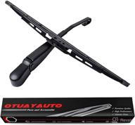 honda crv cr-v 2012-2016 rear windshield back wiper arm blade set - perfect replacement option! logo