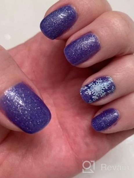 img 1 attached to Experience A Stunning Nail Transformation With Allenbelle'S Mood-Enhancing Color Changing Nail Polish Set - Blue To White Gel Polish Set review by Vettee Welch