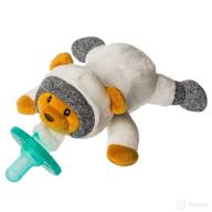 🐻 6-inch mary meyer wubbanub infant pacifier - cosmo bear logo