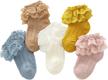 newborn baby girl lace ruffle frilly ankle socks for infants and toddlers logo