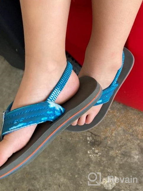 img 1 attached to 🌈 Colorful Neoprene Toddler Boys' Shoes and Sandals by Rainbow Sandals Grombows review by Mike Donathan