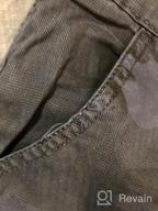img 1 attached to 👖 Boys Camo Cargo Pants: Youth Classic Twill Casual Outdoor Military Multi Pocket Combat Trousers - C Grey 160CM - Size 10-11 Years review by Tom Reasons
