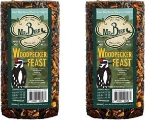 img 1 attached to 2-Pack of Mr. Bird Woodpecker Feast Small Wild Bird Seed Cylinder 1 lb. 14 oz.: Attract Woodpeckers with this Delicious Food!