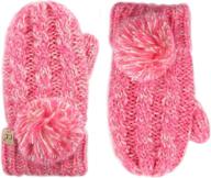 🧥 c c various ribbed children mitten girls' accessories: stay warm in cold weather logo