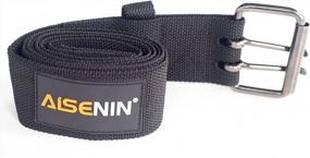 img 3 attached to Get The Job Done With AISENIN'S 2 Inch Padded Tool Belt For Heavy-Duty Work