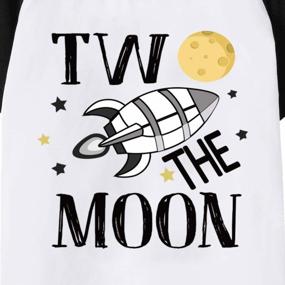 img 2 attached to Очаровательная футболка на день рождения для двухлетних мальчиков - футболка Two The Moon от Shalofer