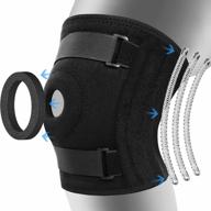 relieve knee pain with neenca plus size knee brace - medical support for larger legs and thighs with patella gel pad and stabilizers логотип