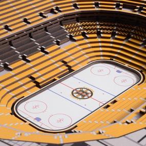 img 2 attached to YouTheFan Boston Bruins 25 Layer StadiumViews 19", 1280X1024, 3D